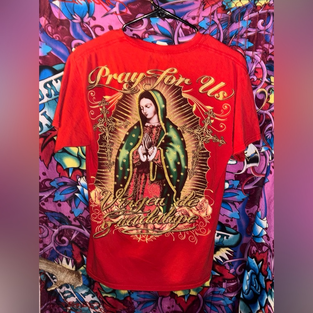Red Lady Guadalupe Shirt